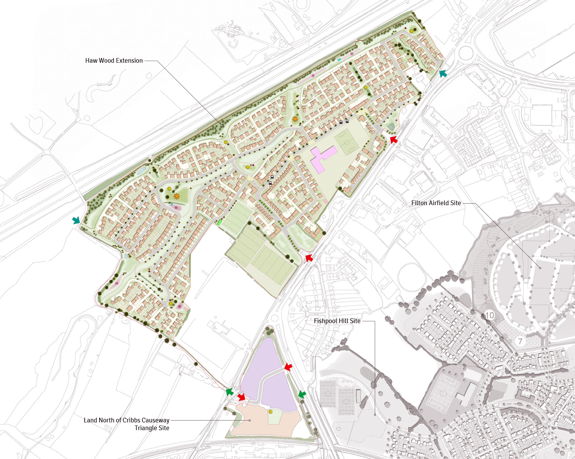 Projects Cribbs Urban Village, South Gloucestershire Deeley Freed